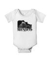 Mexico - Temple No 2 Baby Romper Bodysuit-Baby Romper-TooLoud-White-06-Months-Davson Sales