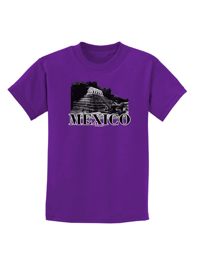 Mexico - Temple No 2 Childrens Dark T-Shirt-Childrens T-Shirt-TooLoud-Purple-X-Small-Davson Sales