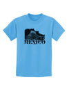 Mexico - Temple No 2 Childrens T-Shirt-Childrens T-Shirt-TooLoud-Aquatic-Blue-X-Small-Davson Sales