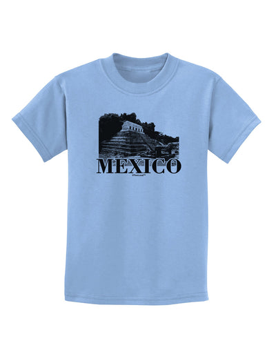 Mexico - Temple No 2 Childrens T-Shirt-Childrens T-Shirt-TooLoud-Light-Blue-X-Small-Davson Sales