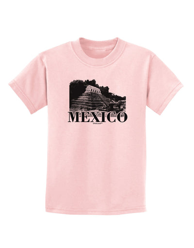 Mexico - Temple No 2 Childrens T-Shirt-Childrens T-Shirt-TooLoud-PalePink-X-Small-Davson Sales