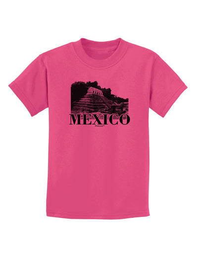 Mexico - Temple No 2 Childrens T-Shirt-Childrens T-Shirt-TooLoud-Sangria-X-Small-Davson Sales