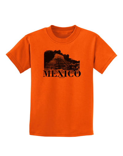 Mexico - Temple No 2 Childrens T-Shirt-Childrens T-Shirt-TooLoud-Orange-X-Small-Davson Sales