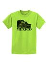 Mexico - Temple No 2 Childrens T-Shirt-Childrens T-Shirt-TooLoud-Lime-Green-X-Small-Davson Sales