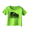 Mexico - Temple No 2 Infant T-Shirt-Infant T-Shirt-TooLoud-Lime-Green-06-Months-Davson Sales