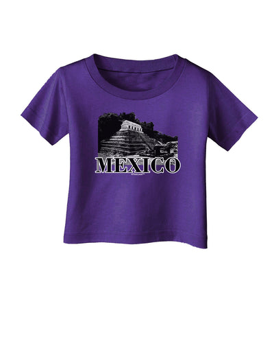 Mexico - Temple No 2 Infant T-Shirt Dark-Infant T-Shirt-TooLoud-Purple-06-Months-Davson Sales