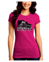 Mexico - Temple No 2 Juniors Crew Dark T-Shirt-T-Shirts Juniors Tops-TooLoud-Hot-Pink-Juniors Fitted Small-Davson Sales