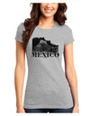 Mexico - Temple No 2 Juniors T-Shirt-Womens Juniors T-Shirt-TooLoud-Ash-Gray-Juniors Fitted X-Small-Davson Sales