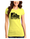 Mexico - Temple No 2 Juniors T-Shirt-Womens Juniors T-Shirt-TooLoud-Yellow-Juniors Fitted X-Small-Davson Sales