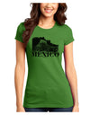 Mexico - Temple No 2 Juniors T-Shirt-Womens Juniors T-Shirt-TooLoud-Kiwi-Green-Juniors Fitted X-Small-Davson Sales