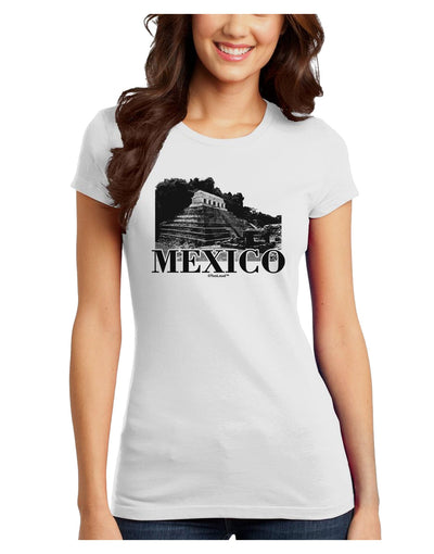 Mexico - Temple No 2 Juniors T-Shirt-Womens Juniors T-Shirt-TooLoud-White-Juniors Fitted X-Small-Davson Sales