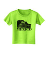 Mexico - Temple No 2 Toddler T-Shirt-Toddler T-Shirt-TooLoud-Lime-Green-2T-Davson Sales