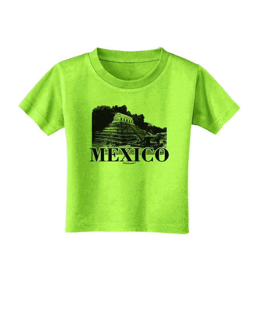 Mexico - Temple No 2 Toddler T-Shirt-Toddler T-Shirt-TooLoud-White-2T-Davson Sales