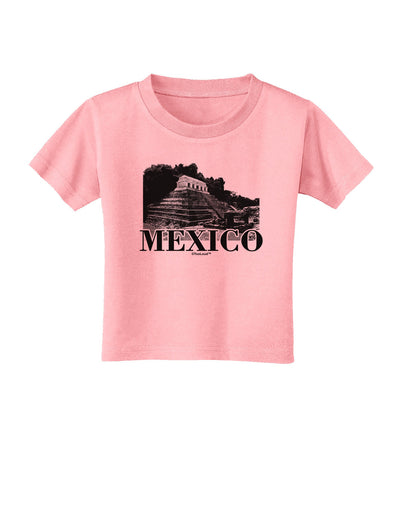 Mexico - Temple No 2 Toddler T-Shirt-Toddler T-Shirt-TooLoud-Candy-Pink-2T-Davson Sales