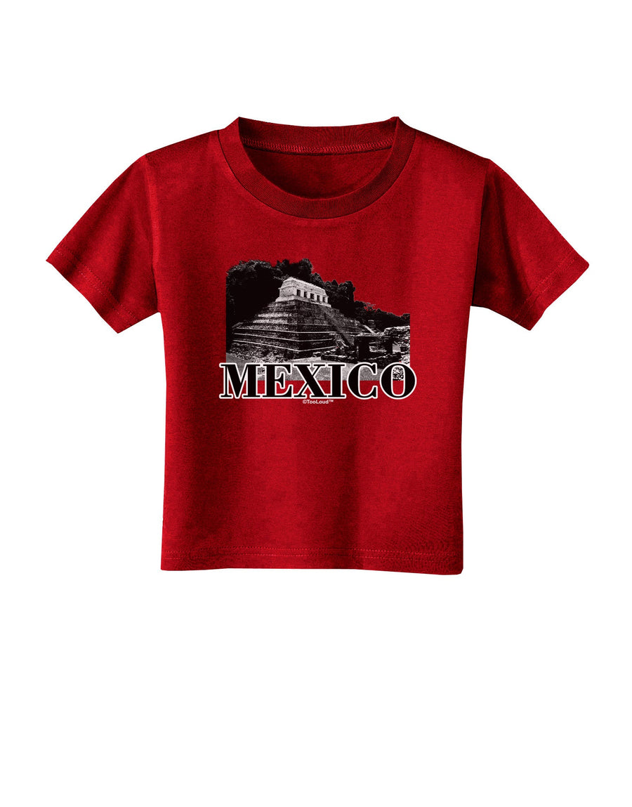 Mexico - Temple No 2 Toddler T-Shirt Dark-Toddler T-Shirt-TooLoud-Black-2T-Davson Sales