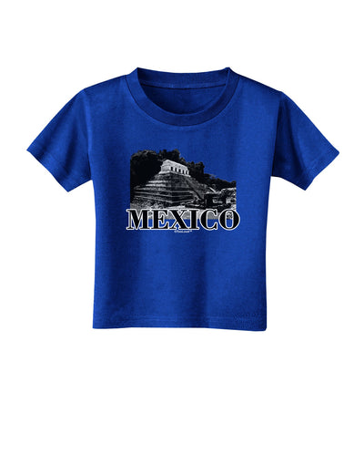 Mexico - Temple No 2 Toddler T-Shirt Dark-Toddler T-Shirt-TooLoud-Royal-Blue-2T-Davson Sales