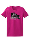 Mexico - Temple No 2 Womens Dark T-Shirt-TooLoud-Hot-Pink-Small-Davson Sales