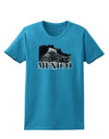 Mexico - Temple No 2 Womens Dark T-Shirt-TooLoud-Turquoise-X-Small-Davson Sales