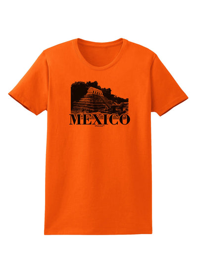 Mexico - Temple No 2 Womens T-Shirt-Womens T-Shirt-TooLoud-Orange-X-Small-Davson Sales