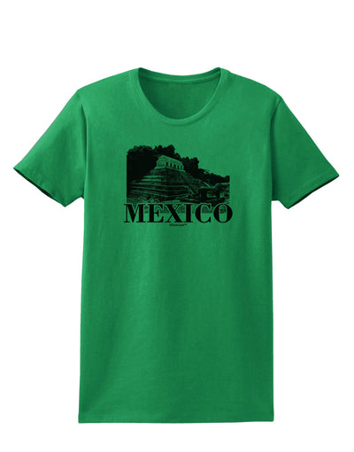 Mexico - Temple No 2 Womens T-Shirt-Womens T-Shirt-TooLoud-Kelly-Green-X-Small-Davson Sales