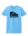 Mexico - Temple No 2 Womens T-Shirt-Womens T-Shirt-TooLoud-Aquatic-Blue-X-Small-Davson Sales