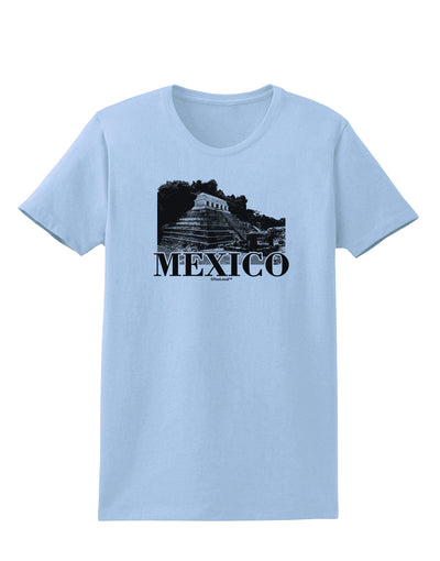 Mexico - Temple No 2 Womens T-Shirt-Womens T-Shirt-TooLoud-Light-Blue-X-Small-Davson Sales