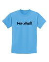 Mexico Text - Cinco De Mayo Childrens T-Shirt-Childrens T-Shirt-TooLoud-Aquatic-Blue-X-Small-Davson Sales