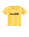 Mexico Text - Cinco De Mayo Toddler T-Shirt-Toddler T-Shirt-TooLoud-Yellow-2T-Davson Sales