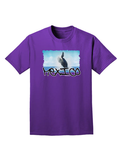 Mexico - Whale Watching Cut-out Adult Dark T-Shirt-Mens T-Shirt-TooLoud-Purple-Small-Davson Sales