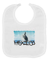 Mexico - Whale Watching Cut-out Baby Bib