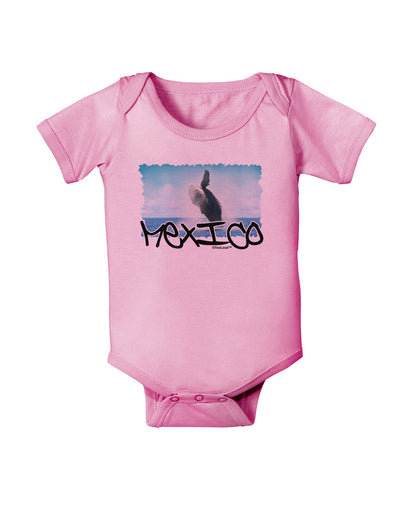 Mexico - Whale Watching Cut-out Baby Romper Bodysuit-Baby Romper-TooLoud-Light-Pink-06-Months-Davson Sales