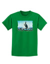 Mexico - Whale Watching Cut-out Childrens Dark T-Shirt-Childrens T-Shirt-TooLoud-Kelly-Green-X-Small-Davson Sales