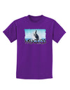 Mexico - Whale Watching Cut-out Childrens Dark T-Shirt-Childrens T-Shirt-TooLoud-Purple-X-Small-Davson Sales