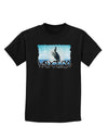 Mexico - Whale Watching Cut-out Childrens Dark T-Shirt-Childrens T-Shirt-TooLoud-Black-X-Small-Davson Sales