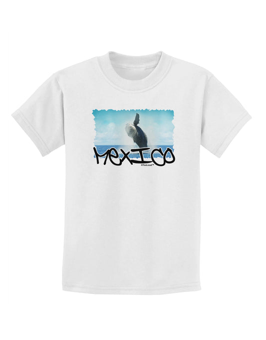 Mexico - Whale Watching Cut-out Childrens T-Shirt-Childrens T-Shirt-TooLoud-White-X-Small-Davson Sales