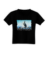 Mexico - Whale Watching Cut-out Toddler T-Shirt Dark-Toddler T-Shirt-TooLoud-Black-2T-Davson Sales