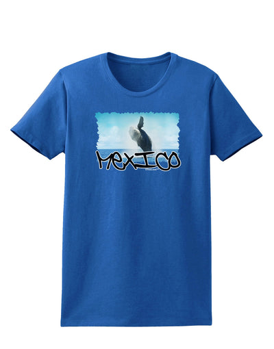 Mexico - Whale Watching Cut-out Womens Dark T-Shirt-TooLoud-Royal-Blue-X-Small-Davson Sales