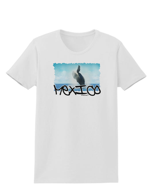 Mexico - Whale Watching Cut-out Womens T-Shirt-Womens T-Shirt-TooLoud-White-X-Small-Davson Sales