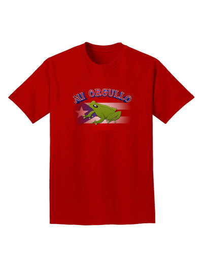 Mi Orgullo Coqui Adult Dark T-Shirt-Mens T-Shirt-TooLoud-Red-Small-Davson Sales