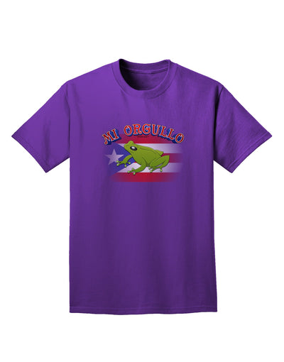 Mi Orgullo Coqui Adult Dark T-Shirt-Mens T-Shirt-TooLoud-Purple-Small-Davson Sales