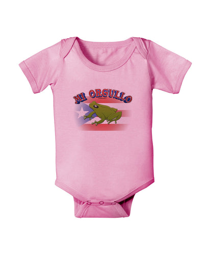 Mi Orgullo Coqui Baby Romper Bodysuit-Baby Romper-TooLoud-Pink-06-Months-Davson Sales
