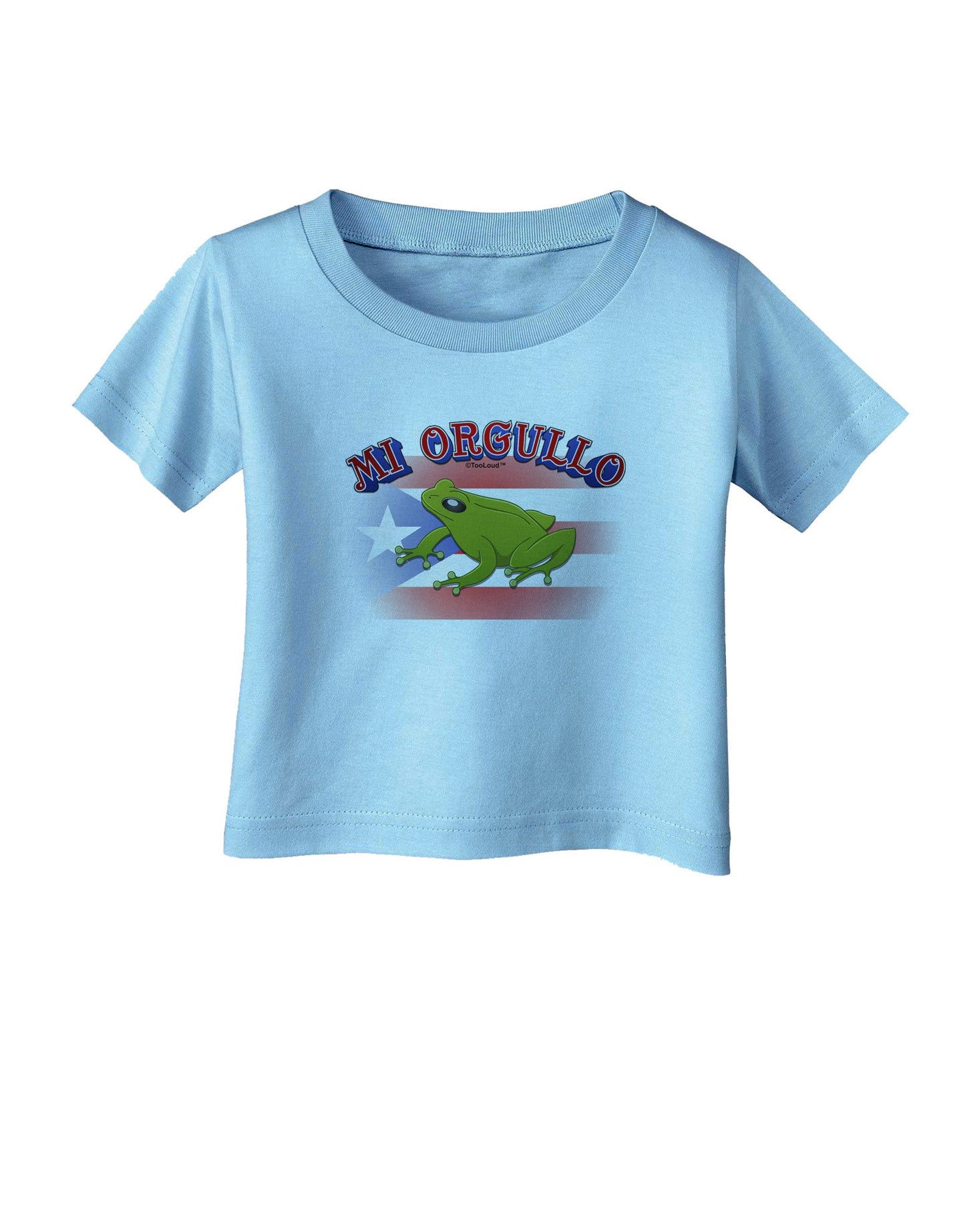 Mi Orgullo Coqui Infant T-Shirt-Infant T-Shirt-TooLoud-Aquatic-Blue-06-Months-Davson Sales
