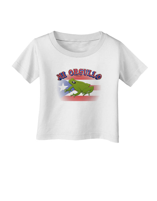 Mi Orgullo Coqui Infant T-Shirt-Infant T-Shirt-TooLoud-White-06-Months-Davson Sales