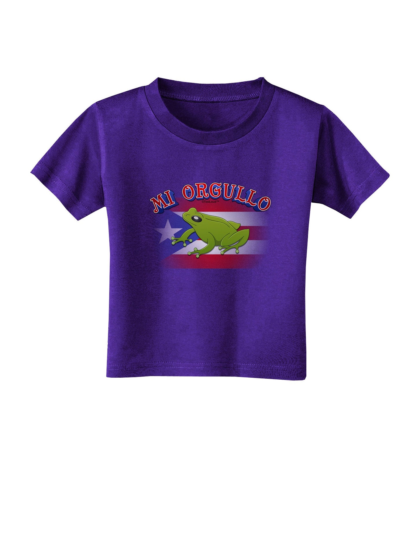 Mi Orgullo Coqui Toddler T-Shirt Dark-Toddler T-Shirt-TooLoud-Purple-2T-Davson Sales