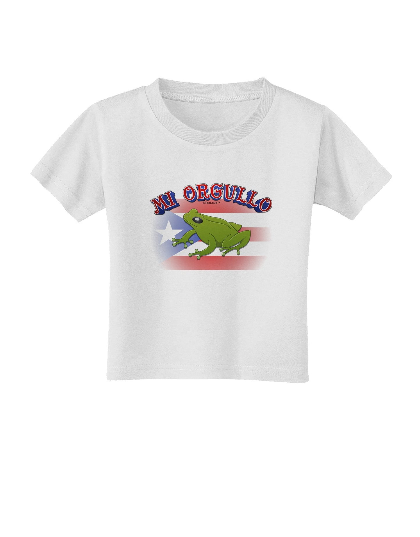 Mi Orgullo Coqui Toddler T-Shirt-Toddler T-Shirt-TooLoud-White-2T-Davson Sales