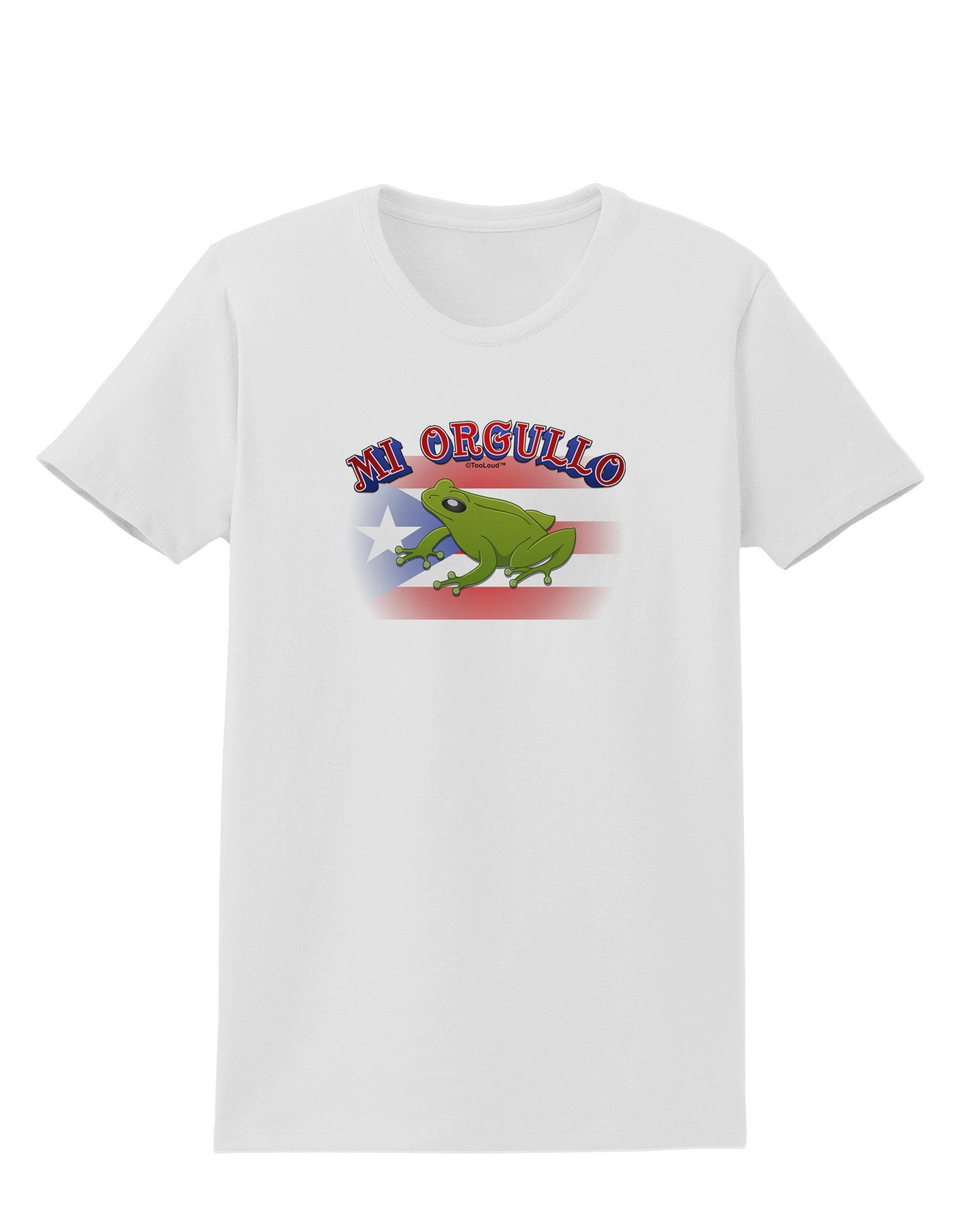 Mi Orgullo Coqui Womens T-Shirt-Womens T-Shirt-TooLoud-White-X-Small-Davson Sales