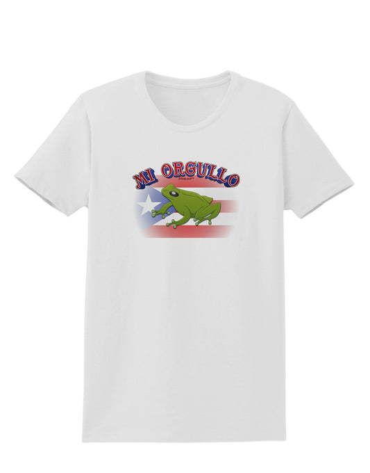 Mi Orgullo Coqui Womens T-Shirt-Womens T-Shirt-TooLoud-White-X-Small-Davson Sales