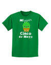 Mi Primer Cinco de Mayo - Cute Cactus Design Childrens Dark T-Shirt by TooLoud-Childrens T-Shirt-TooLoud-Kelly-Green-X-Small-Davson Sales