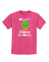 Mi Primer Cinco de Mayo - Cute Cactus Design Childrens Dark T-Shirt by TooLoud-Childrens T-Shirt-TooLoud-Sangria-X-Small-Davson Sales