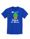 Mi Primer Cinco de Mayo - Cute Cactus Design Childrens Dark T-Shirt by TooLoud-Childrens T-Shirt-TooLoud-Royal-Blue-X-Small-Davson Sales